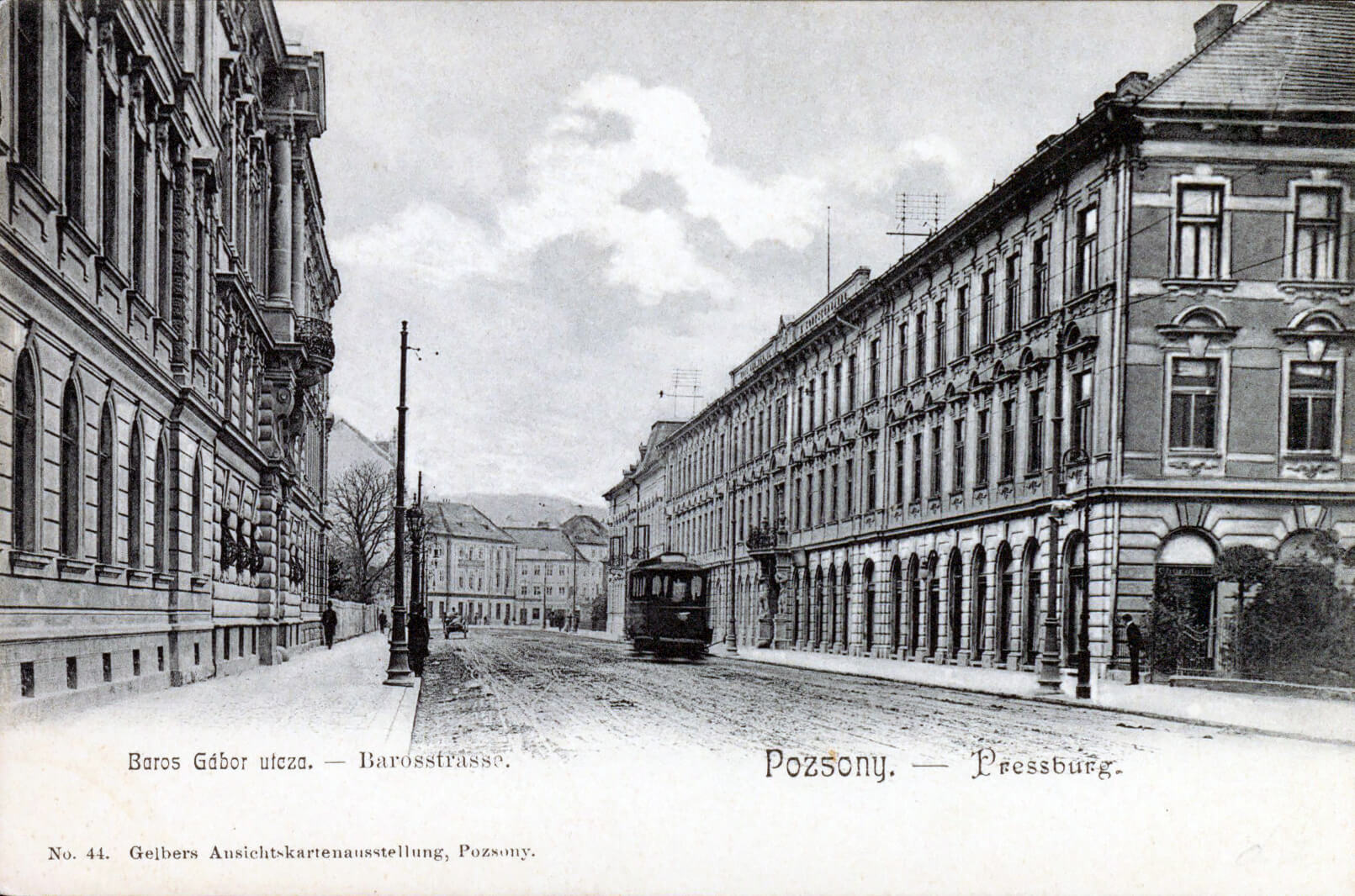 Barossstrasse. Pozsony — Pressburg, c. 1900