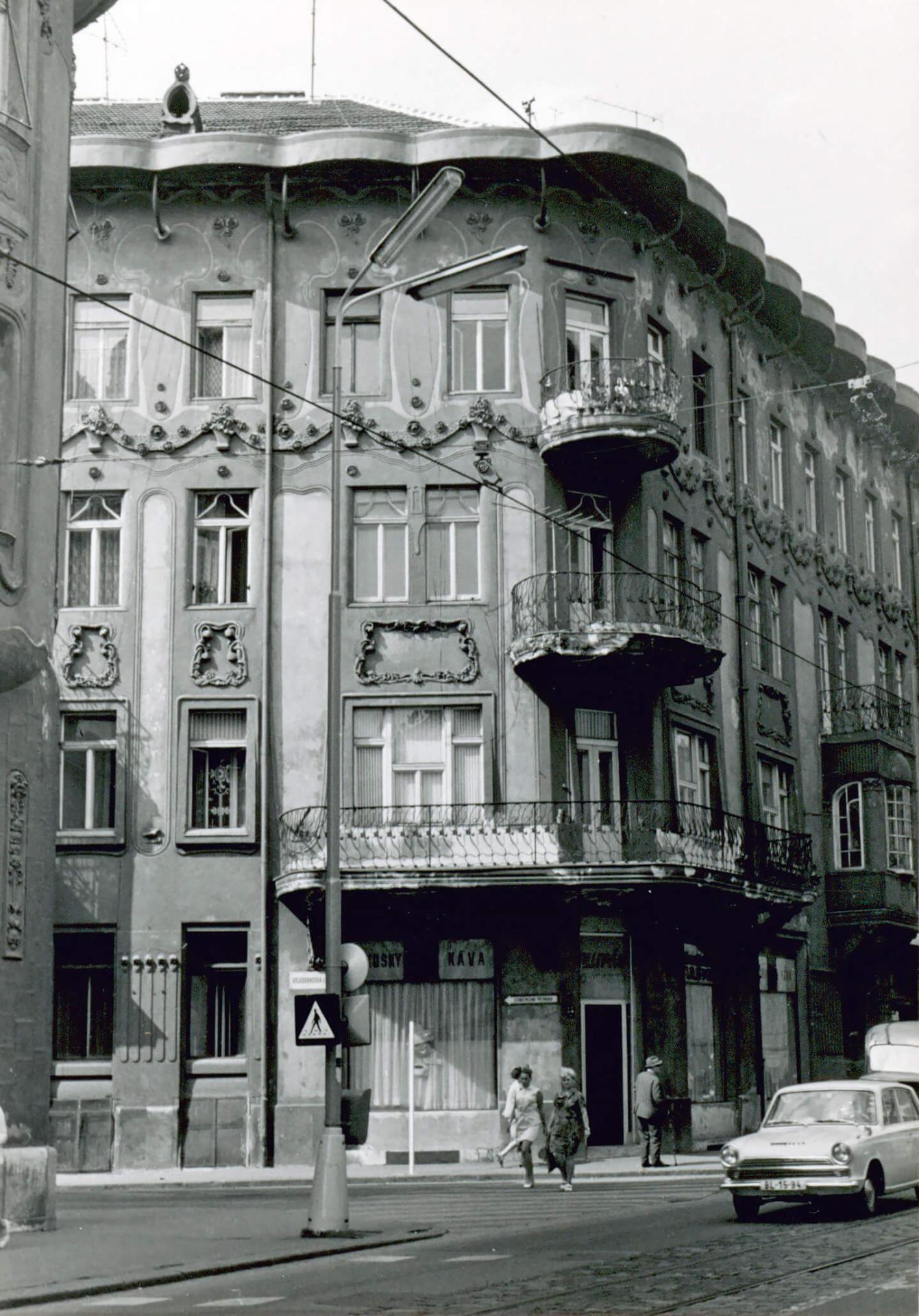 Štúrova 10 corner, Bratislava, c. 1965